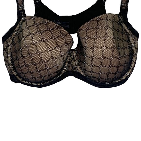 Soma 38D Stunning Support Geo Lace Full Coverage Bra Underwire Comfort - Picture 4 of 6